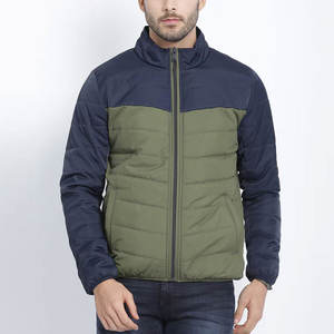 Chaqueta Acolchada de Hombre de Buena Calidad, Corte Regular, Cuello Alto, Estilo Informal, Entrega Rápida - Product Image 1