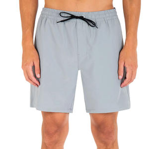 Custom Men's Surf Boardshorts Eco-Friendly Printed <b>Canvas</b> Knitted Mid Drawstring 100% Polyester 4-Way Stretch <b>Beach</b> Recycled - Product Image 2