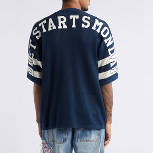 Camiseta de fútbol americano flexible ligera para jugadores activos Camiseta de fútbol americano de tacto suave para largas horas - Product Image 2