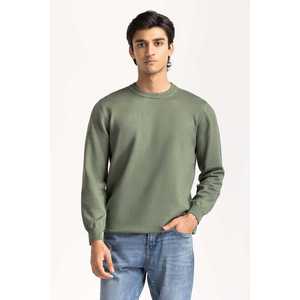 เสื้อสเวตเตอร์คอกลมผู้ชาย ผ้าฝ้าย 100% รุ่น MN-SWT-WS24-001 แขนสั้น มีฮู้ด คอปก ทอผ้าด้วยเครื่องจักร พิมพ์ลายโลโก้ - Product Image 3