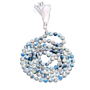 Piedra de alta calidad mala K2 jaspe cuentas curación natural mala cristal Collar Cuentas 108 piedras preciosas naturales cristal mala mayorista - Product Image 1