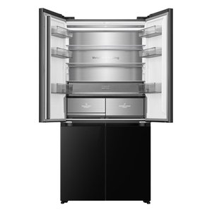 Refrigerador Hisense Multipuertas 91.1x60x190cm Total No Frost Negro Cristal Clase E Cuatro Puertas - Product Image 4