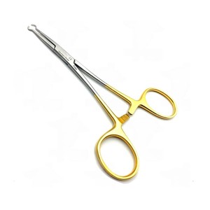 Juego de fórceps de vasectomía sin bisturí-Juego de abrazadera de fijación de anillo y disección manual de acero inoxidable 14cm Juego de abrazadera de fijación de anillo de vasectomía NSV - Product Image 4