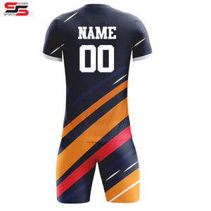 Ensembles d'uniformes de football imprimés par sublimation de conception personnalisée en gros OEM uniformes de football de couleur personnalisée pour hommes - Product Image 2