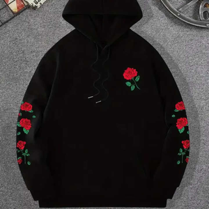 Sweats à capuche chaud hommes sweat à capuche sweat à manches longues décontracté 100% coton à capuche homme Hoodi pull gaufre mode - Product Image 1