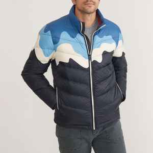 Veste légère en nylon imperméable/coupe-vent/extérieure respirante pour hommes, doudoune compressible 90% duvet 10% nouveau - Product Image 3