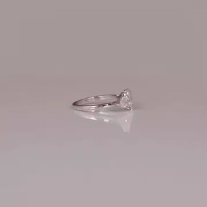 แหวนหมั้นชุบทอง18K ทำด้วยมือทรงวงรีสั่งทำของขวัญเพชรสีชมพูอ่อนสำหรับเด็กผู้หญิง - Product Image 4