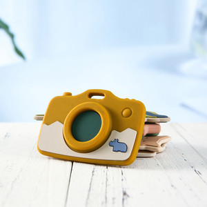 Appareil photo de bébé en silicone souple personnalisé sans BPA jouet de <span class=keywords><strong>dentition</strong></span> pour bébés à mâcher chaîne de <span class=keywords><strong>dentition</strong></span> apaisante anneau chaîne <span class=keywords><strong>hochet</strong></span> - Product Image 4