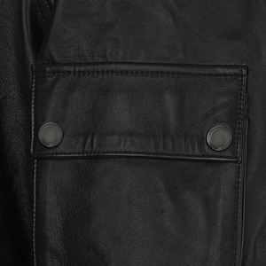 Veste en cuir pour homme, prix de gros, vente chaude, nouvelle mode, veste en cuir pour homme, veste en cuir coupe-vent à prix avantageux - Product Image 3