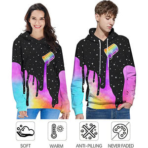 เสื้อฮู้ดพิมพ์ลายอนิเมะโอเวอร์ไซส์ชายและหญิงผ้าโพลีเอสเตอร์ซักแบบสวมหัวพิมพ์ลาย3D โลโก้ได้ตามต้องการ - Product Image 5