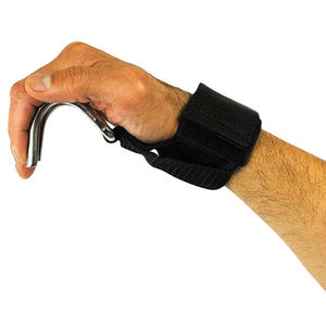 Empuñaduras de ganchos de levantamiento de pesas con muñequeras correas agarre de levantamiento de pesas soporte de muñeca para gimnasio entrenamiento Power Grip - Product Image 4