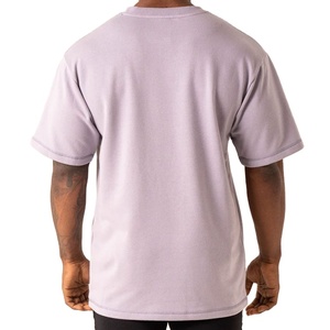 Camiseta Deportiva Holgada de Corte Regular, 100% Algodón, Transpirable, con Hombros Caídos, de Alta Calidad, Nueva Llegada, Lisa, Tallas Grandes - Product Image 3