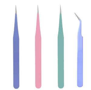 Juego de Pinzas para Manualidades, Pinzas con Punta de Goma para Tarjetas, Herramientas Profesionales, Injerto de Precisión para Principiantes - Product Image 1