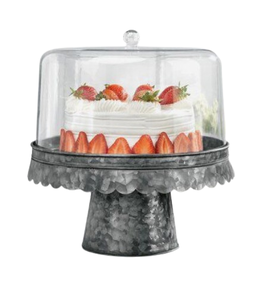 Handmade Tableware Dessert Accessory Galvanized Metal Cake Stand for Wedding <b>Party</b> Hotels <b>Sweet</b> Display Stand - Product Image 4