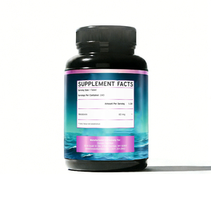 Suplemento Natural para Dormir de Alta Calidad, Marca Privada OEM ODM, Apoyo Esencial para el Sueño y el Bienestar Diario, Tabletas de Melatonina - Product Image 2