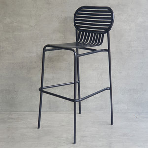Taburete de Bar Estilo Industrial GBSK012 con Estructura de Hierro Ranurada y Recubrimiento en Polvo, Diseño Simple para Comedor o Club - Product Image 3
