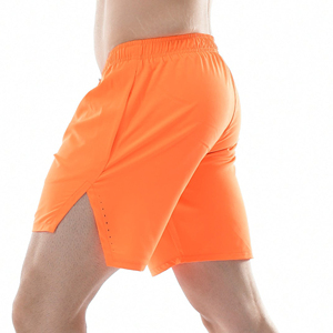 Couleur orange 100% Polyester LOGO personnalisé Jogger été respirant doublure sport entraînement Gym shorts pour hommes pour hommes - Product Image 3