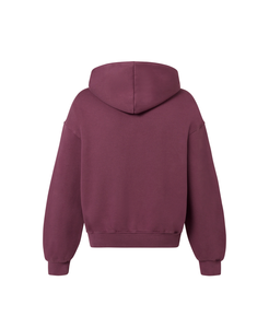 Y2K 100% coton polaire pull à capuche pour femme poids lourd 500gsm Logo personnalisé broderie bouffée impression goutte épaule hiver - Product Image 2