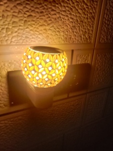 Elegante lámpara de cristal tallado estilo mosaico para decoración del hogar - Product Image 3