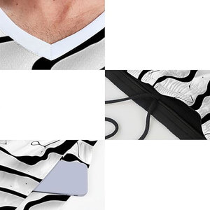 ชุดบาสเก็ตบอลแขนกุดมีซับลิเมชันแห้งเร็วป้องกันแบคทีเรียระบายอากาศได้ดี - Product Image 3