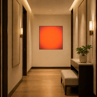 Nouvelle Arrivée : Lampe LED Coucher de Soleil et Lever de Soleil pour Salle de Méditation, Peinture Murale Thérapeutique Bien-être pour Chambre à Coucher