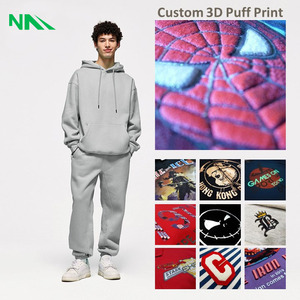 Ensemble de survêtement court en molleton d'hiver en coton lourd de grande taille, écologique, à séchage rapide, de haute qualité, streetwear - Product Image 6