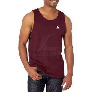 Camiseta sin Mangas Personalizada para Hombre, Color Sólido, Secado Rápido, Transpirable, Ecológica, Algodón/Poliéster, Logotipo Personalizado, Venta al Por Mayor, Nueva Llegada 2025 - Product Image 5