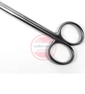 กรรไกรตัดโลหะกรรไกรผ่าตัดตรงคุณภาพระดับพรีเมียมทำจากสแตนเลส - Product Image 5
