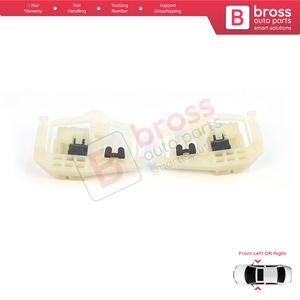 BWR349+BWR351 Window Regulator Repair <b>Clips</b> A+B Front Door for 3 Series E46 Compact 2001-2005 2-Door 51338251351 51338251352 - Product Image 2