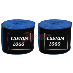 Envolturas de boxeo Premium Envolturas de mano elásticas con lazo para el pulgar para boxeo MMA Muay Thai Envolturas de mano con logotipo personalizado - Product Image 2
