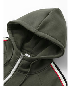 Survêtements surdimensionnés personnalisés pour hommes Jogging Sportswear Survêtement Running Training Wear Ribbed Cuf Training Suite For Men - Product Image 5