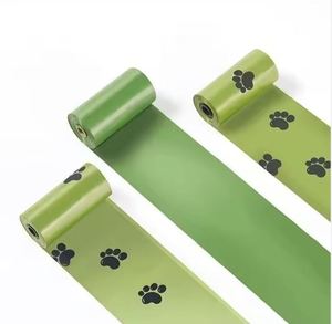 Fécule de maïs personnalisable de haute qualité PLA Solutions de déchets pour animaux de compagnie Sac de merde compostable Sacs de merde biodégradables Sac personnalisable pour animaux de compagnie - Product Image 6