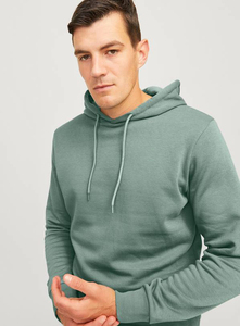 Mode Haute Qualité Sweat À Capuche Tissus 39% Coton 54% Polyester 7% Spandex Tricoté Hoodies Tissu Noir - Product Image 4