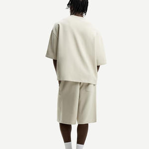 Shorts pour hommes en coton 100% résistant 425G, séchage rapide, logo personnalisé, avec motif - Product Image 3