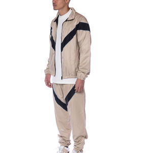 Nouveauté Ensemble coupe-vent à capuche en coton 100% sur mesure pour l'hiver Haute qualité Coupe-vent Imperméable Grande taille Survêtements unis - Product Image 3