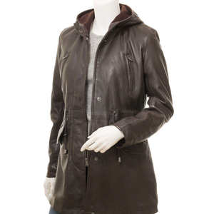 Winter Warm <b>Women</b> Leather <b>Jackets</b> for Sale / 100% Original Genuine Leather Material Made <b>Women</b> <b>Jackets</b> for Winter Season - Product Image 3