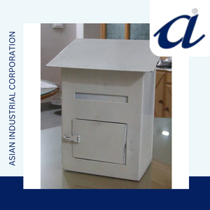 Genuine Grade Mail <b>Box</b> with Solid White Color Metal Made <b>Post</b> <b>Box</b> Bulk Quantity Mail <b>Box</b> For Outdoor Uses - Product Image 3