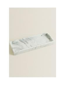 Plateau de service fini or avec poignées en métal Décor de table élégant et accents d'ustensiles de cuisine Plats et assiettes - Product Image 3