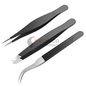 Pinzas Quirúrgicas Oftálmicas de Precisión, de Acero Inoxidable, Estériles, Rectas y Curvas, Módulo de Pinzas Quirúrgicas - Product Image 6