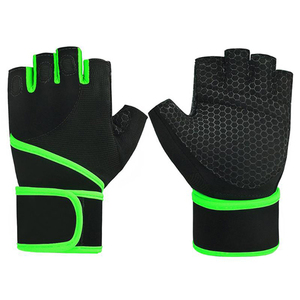 Best Quality Unisex Anti-slip Custom Logo Gym Weight Lifting Fitness Weightlifting Gloves Full Palm Protection Grip For Unisex . - Product Image 3