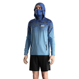 Fabricant OEM de sweats à capuche de pêche personnalisés, résistants aux UV, en tissu interlock, avec étiquette privée, pour la vente en gros et la production en vrac - Product Image 6