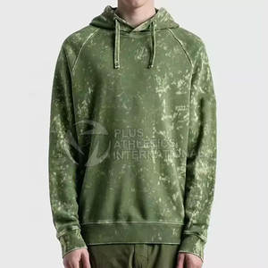 Sudaderas con capucha de lavado ácido de alta calidad para hombres, Sudadera con capucha de mezcla de algodón para uso en ropa de calle, sudaderas con capucha de lavado ácido para hombres - Product Image 3