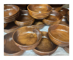 Recién llegado, cuenco para servir de madera de acacia para ensaladas, frutas, alimentos, nueces, productos de madera de alta calidad para el hogar, cuenco de Acacia - Product Image 6