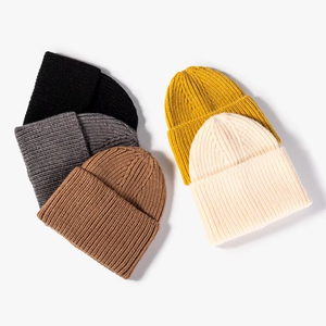 Nuevo gorro de invierno a la moda para hombres y mujeres, ropa de exterior transpirable de Jacquard suave con logotipo personalizado, tamaño adulto - Product Image 6