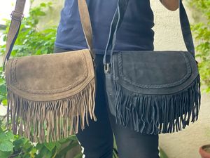 Sacs en cuir suédé pour femmes, sac à franges Boho, Unique et élégant, vente en gros - Product Image 6