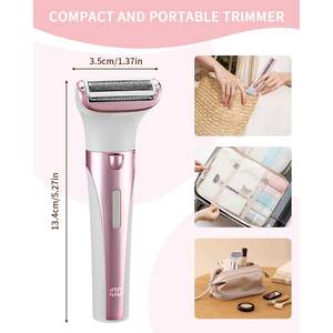 Depiladora y Afeitadora 5 en 1 para Mujer con Pantalla Digital, Recortadora de Cejas para Cuerpo, Axilas, Bikini, Nariz y Cejas para Uso Doméstico - Product Image 5