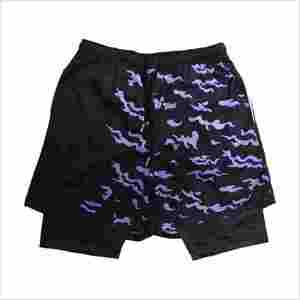 Short professionnel d'entraînement de fitness pour hommes Short spandex double couche de marque personnalisée pour hommes - Product Image 1