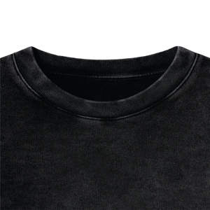 Haute qualité USA taille Logo personnalisé brodé col rond sweat chemise épaisse polaire vierge hommes sweats à capuche - Product Image 3