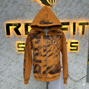 Sweat à capuche à fermeture éclair de qualité supérieure, personnalisé, très demandé, imprimé à l'écran, fabriqué en usine, prix bas, sweat à capuche pour hommes, sweat à capuche pour hommes - Product Image 1