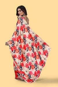 La última colección de Sari bordados de Georgette tradicional para fiestas de boda, festivales; fabricación de Sari indio de moda - Product Image 2